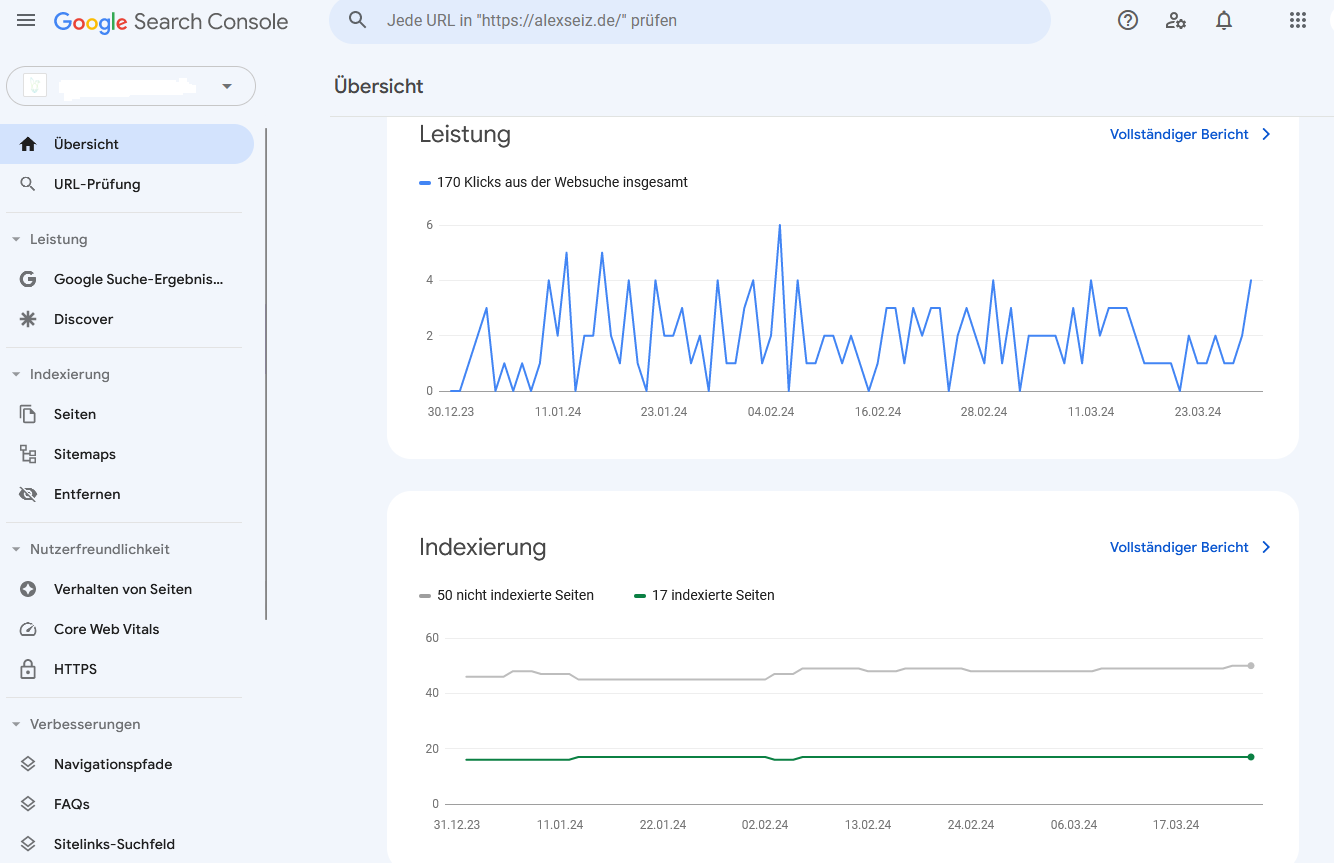 Google Search Console Google Search Console Einblick in die Software