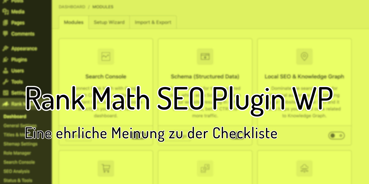 Rank Math Wordpress Plugin