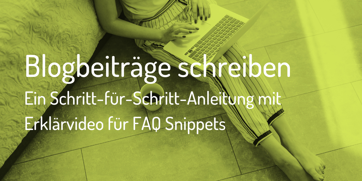 Blogbeiträge erfolgreich schreiben Blogbeiträge erfolgreich schreiben