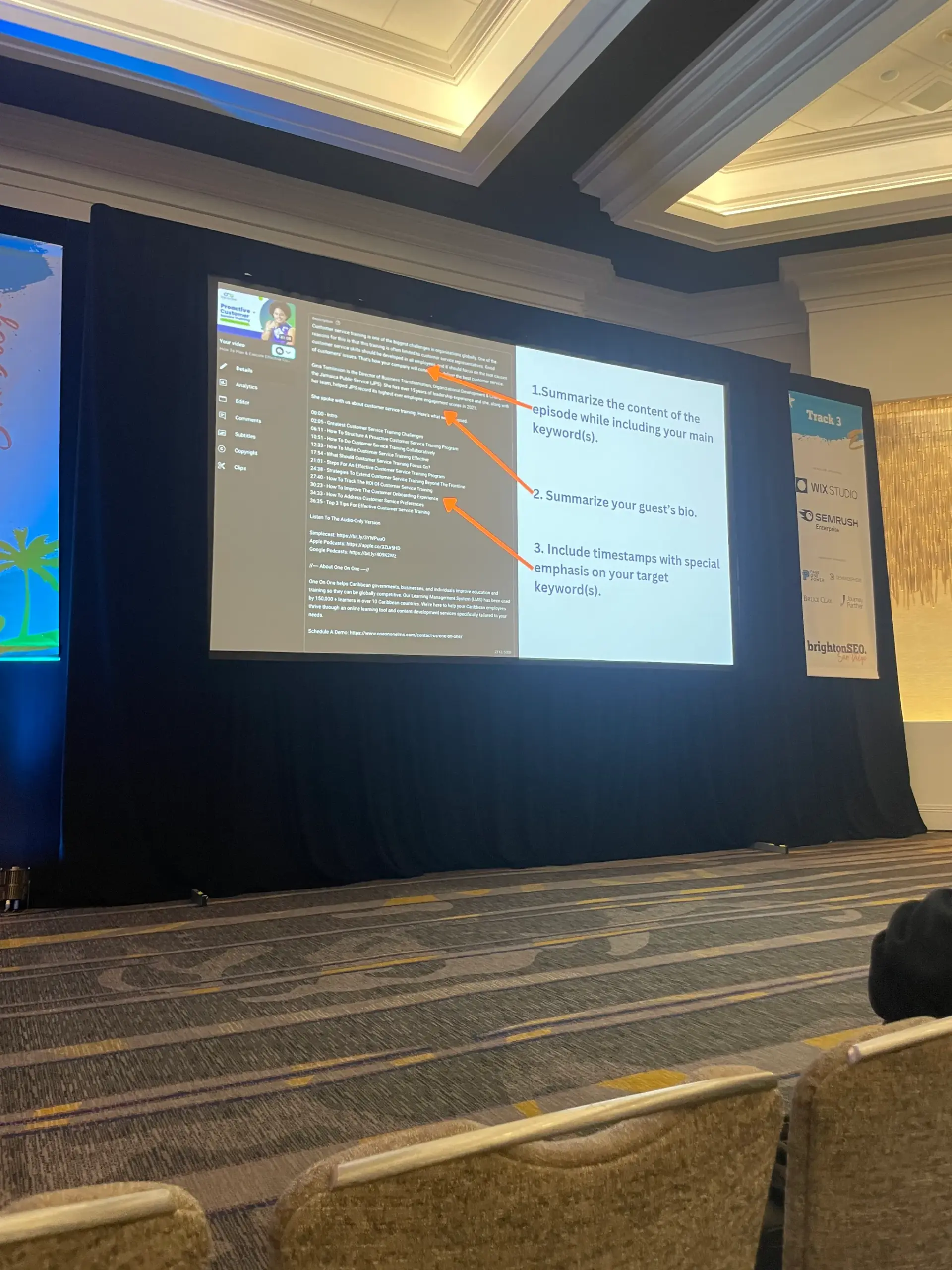 Session 4: Christine Mc Lean Lewis - How to expand podcast reach trough Youtube´s SEO and more