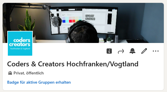 Coders and Creators Linkedin Gruppe