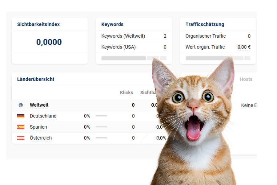 Sistrix Sichtbarkeit Null